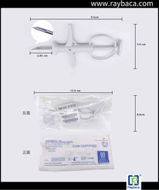 Customzied Number EM4305 Microchip Syringe RFID Chips With ICAR Certificated