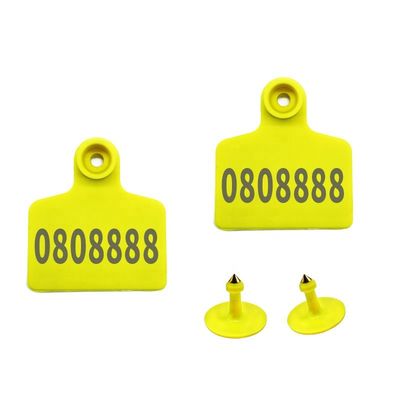 ISO medicated Cattle Tracking Ear Tags Two Pieces Farm Management